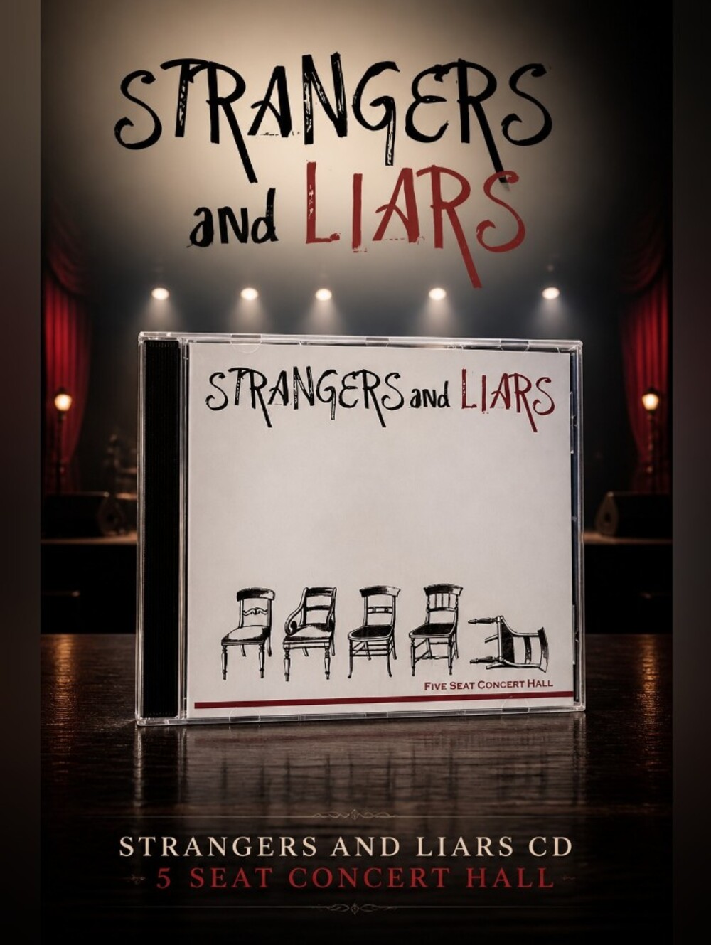 𝑺𝒕𝒓𝒂𝒏𝒈𝒆𝒓𝒔 𝒂𝒏𝒅 𝑳𝒊𝒂𝒓𝒔 𝑪𝑫 𝟓 𝑺𝒆𝒂𝒕 𝑪𝒐𝒏𝒄𝒆𝒓𝒕 𝑯𝒂𝒍𝒍
